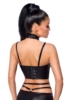 Harness-Wetlook-Set mit Rock