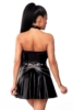 ausgestelltes Wetlook Kleid